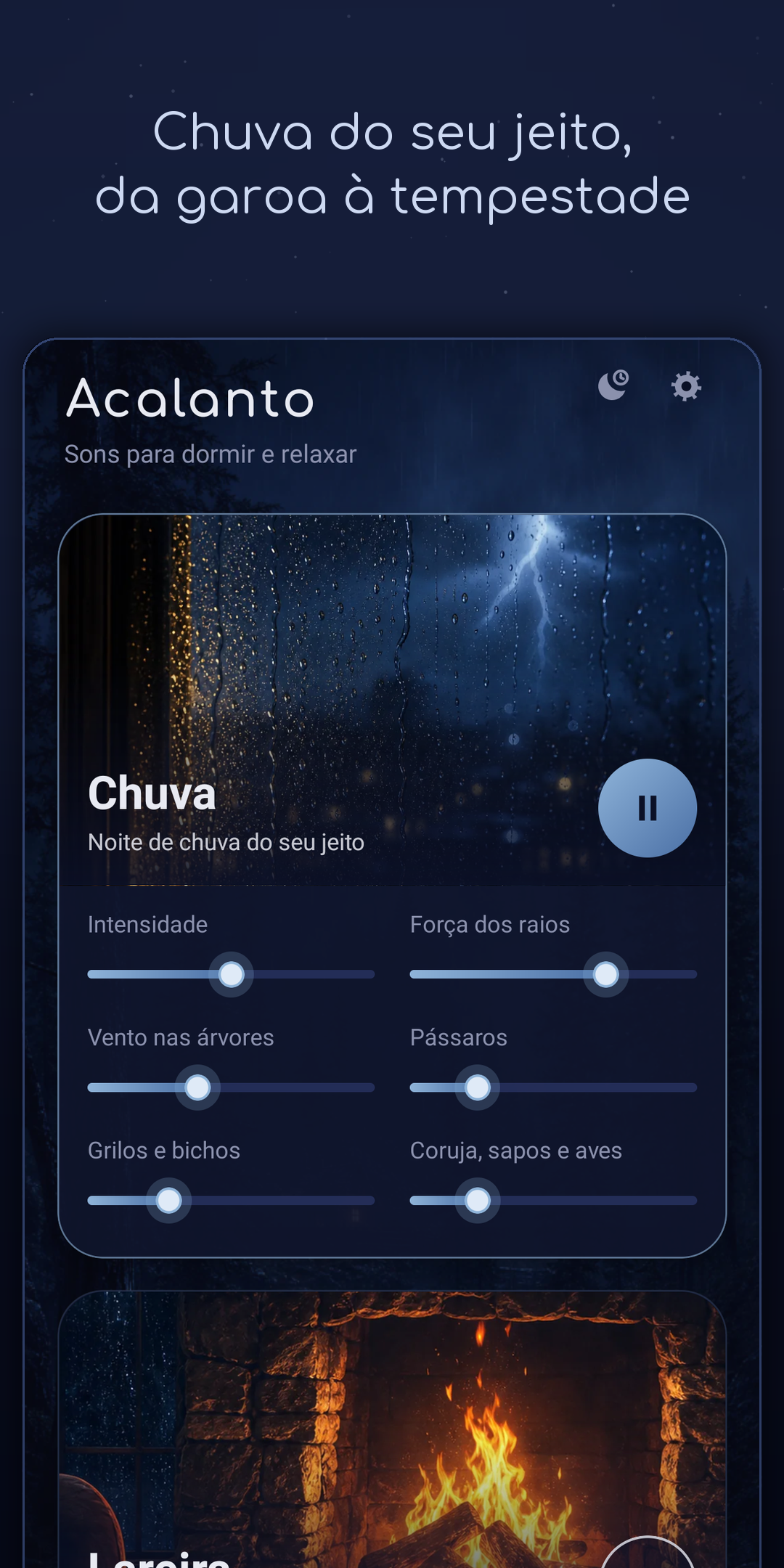 Controles de chuva